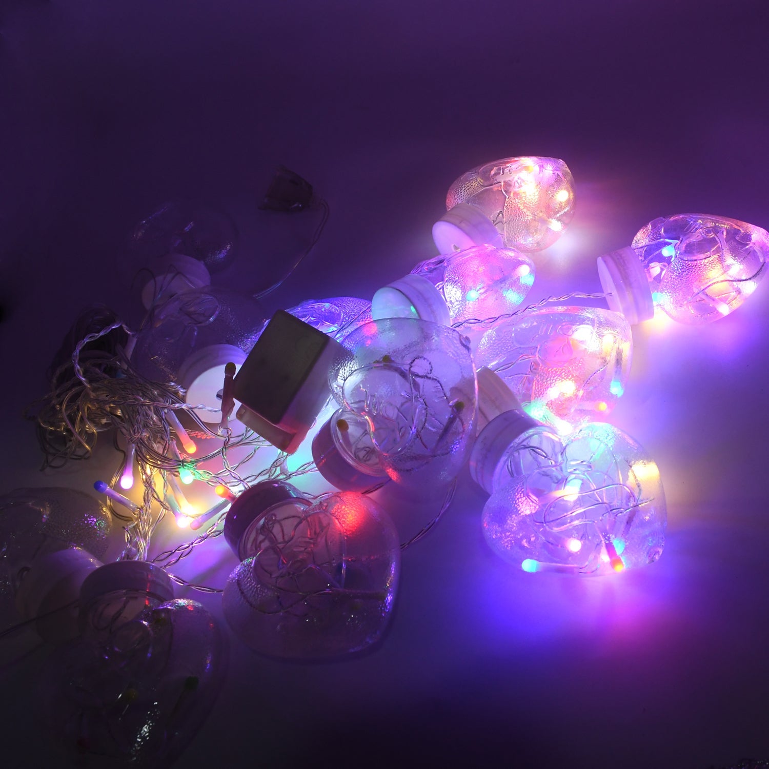 3388 8 Feet 12 Wish Heart Ball String LED Lights With Color Box for Home Decoration, Diwali & Wedding LED Christmas Light Indoor and Outdoor Light ,Festival Decoration (Wishing Ball Multicolor) 3388 8 Feet 12 Wish Heart Ball String LED Lights With Color Box for Home Decoration, Diwali & Wedding LED Christmas Light Indoor and Outdoor Light ,Festival Decoration (Wishing Ball Multicolor)
